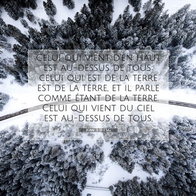 Jean 3:31 Verset biblique expliqué