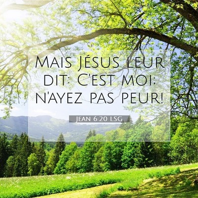Jean 6:20 Verset biblique expliqué