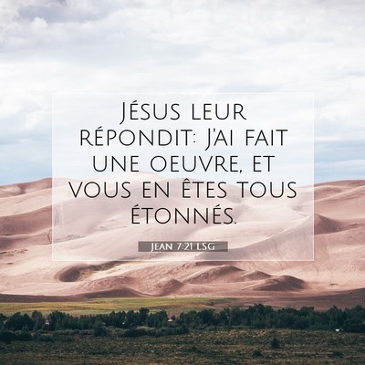 Jean 7:21 Verset biblique expliqué