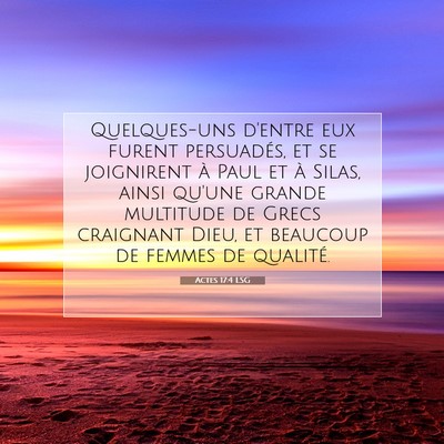 Actes 17:4 LSG Image du verset biblique