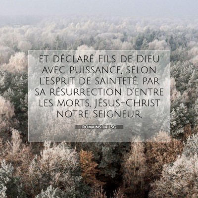 Romains 1:4 Verset biblique expliqué