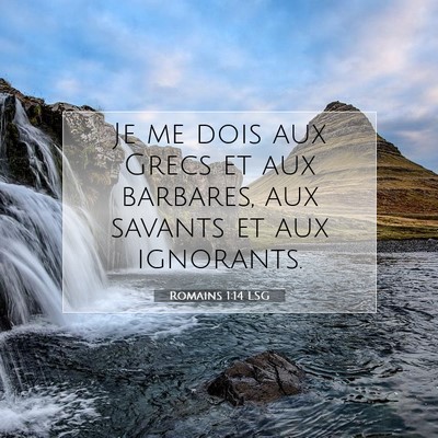 Romains 1:14 Verset biblique expliqué