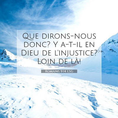 Romains 9:14 Verset biblique expliqué