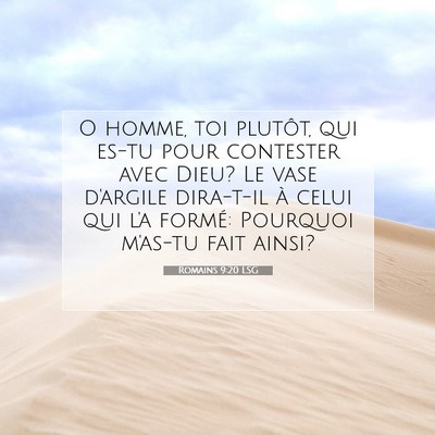 Romains 9:20 LSG Image du verset biblique
