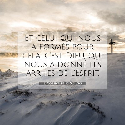 2 Corinthiens 5:5 LSG Image du verset biblique
