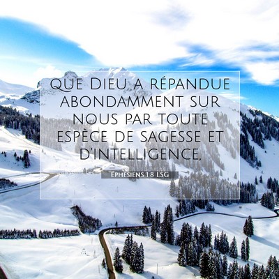 Éphésiens 1:8 Verset biblique expliqué