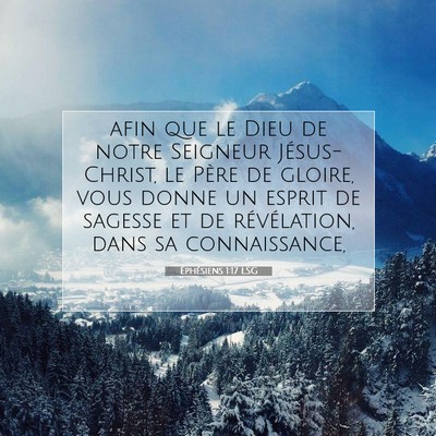 Éphésiens 1:17 Verset biblique expliqué