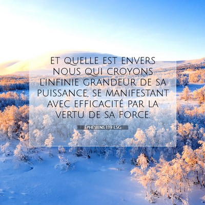 Éphésiens 1:19 Verset biblique expliqué