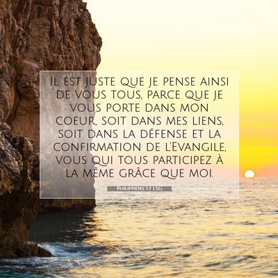 Philippiens 1:7 Verset biblique expliqué
