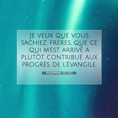 Philippiens 1:12 Verset biblique expliqué