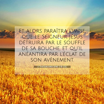 2 Thessaloniciens 2:8 LSG Image du verset biblique