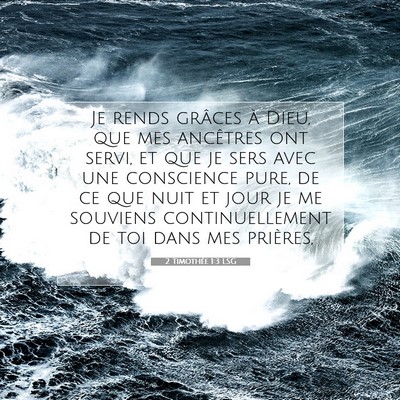2 Timothée 1:3 Verset biblique expliqué
