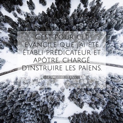 2 Timothée 1:11 Verset biblique expliqué