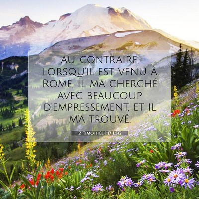 2 Timothée 1:17 Verset biblique expliqué