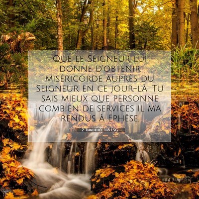 2 Timothée 1:18 Verset biblique expliqué