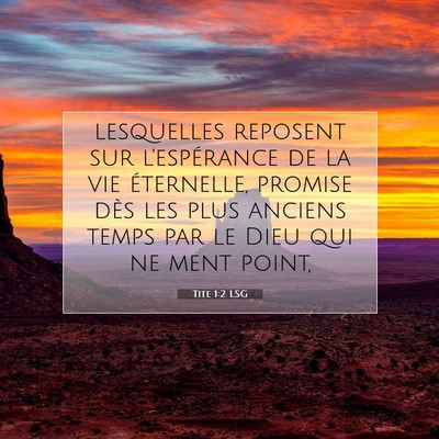 Tite 1:2 Verset biblique expliqué