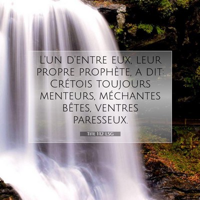 Tite 1:12 Verset biblique expliqué