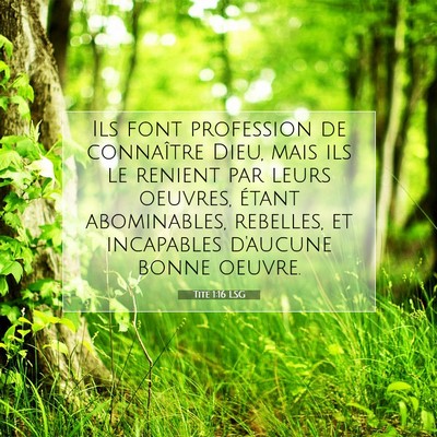 Tite 1:16 Verset biblique expliqué