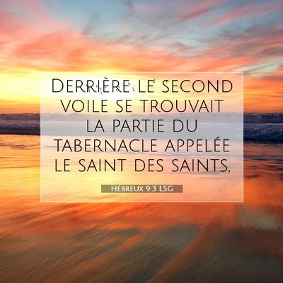 Hébreux 9:3 LSG Image du verset biblique