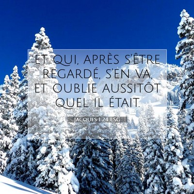 Jacques 1:24 Verset biblique expliqué