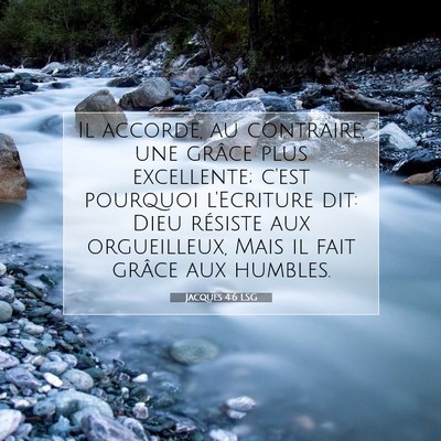 Jacques 4:6 Verset biblique expliqué
