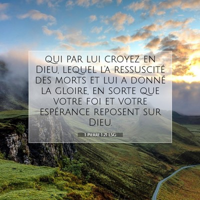1 Pierre 1:21 Verset biblique expliqué