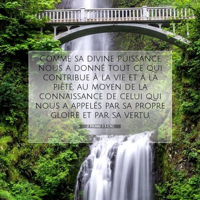 2 Pierre 1:3 LSG Image du verset biblique