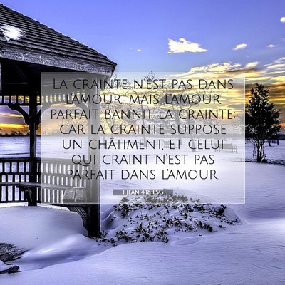 1 Jean 4:18 LSG Image du verset biblique