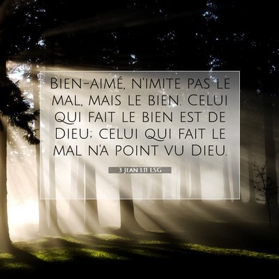 3 Jean 1:11 LSG Image du verset biblique