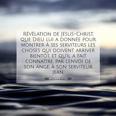 Apocalypse 1:1 Verset biblique expliqué