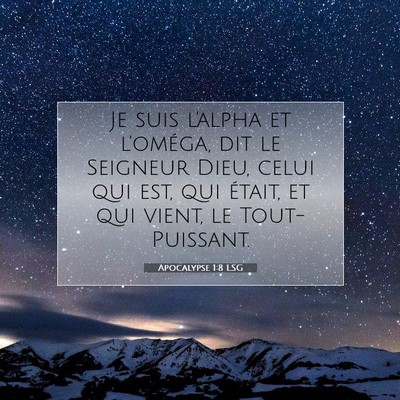 Apocalypse 1:8 Verset biblique expliqué