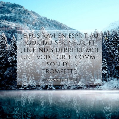 Apocalypse 1:10 Verset biblique expliqué