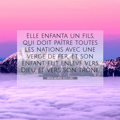Apocalypse 12:5 Verset biblique expliqué