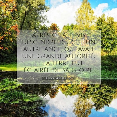 Apocalypse 18:1 LSG Image du verset biblique