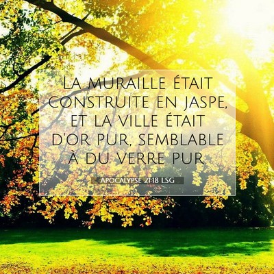 Apocalypse 21:18 Verset biblique expliqué